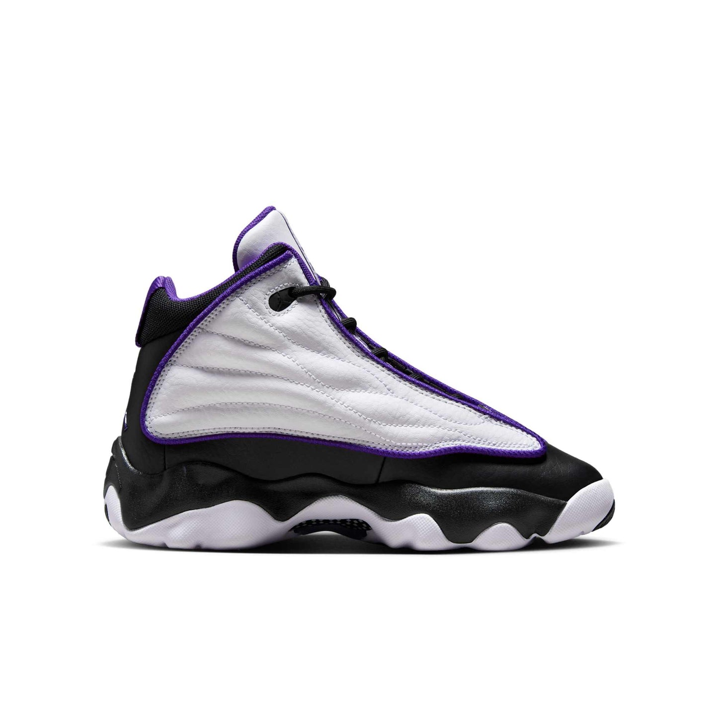 Air Jordan Grade School Pro Strong 'White Black Electro Purple Gs' Sneakers