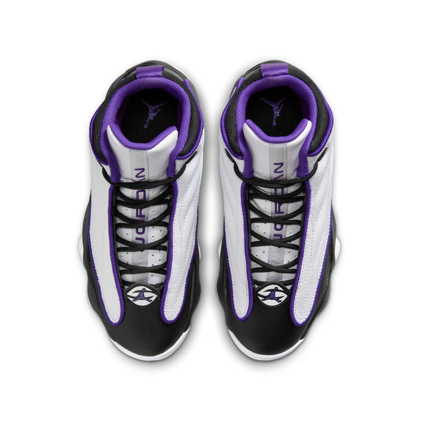 Air Jordan Grade School Pro Strong 'White Black Electro Purple Gs' Sneakers