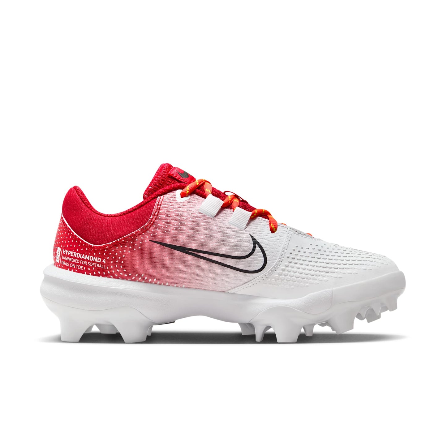 Nike Women's Hyperdiamond 4 Pro Mcs 'University Red White' Shoes