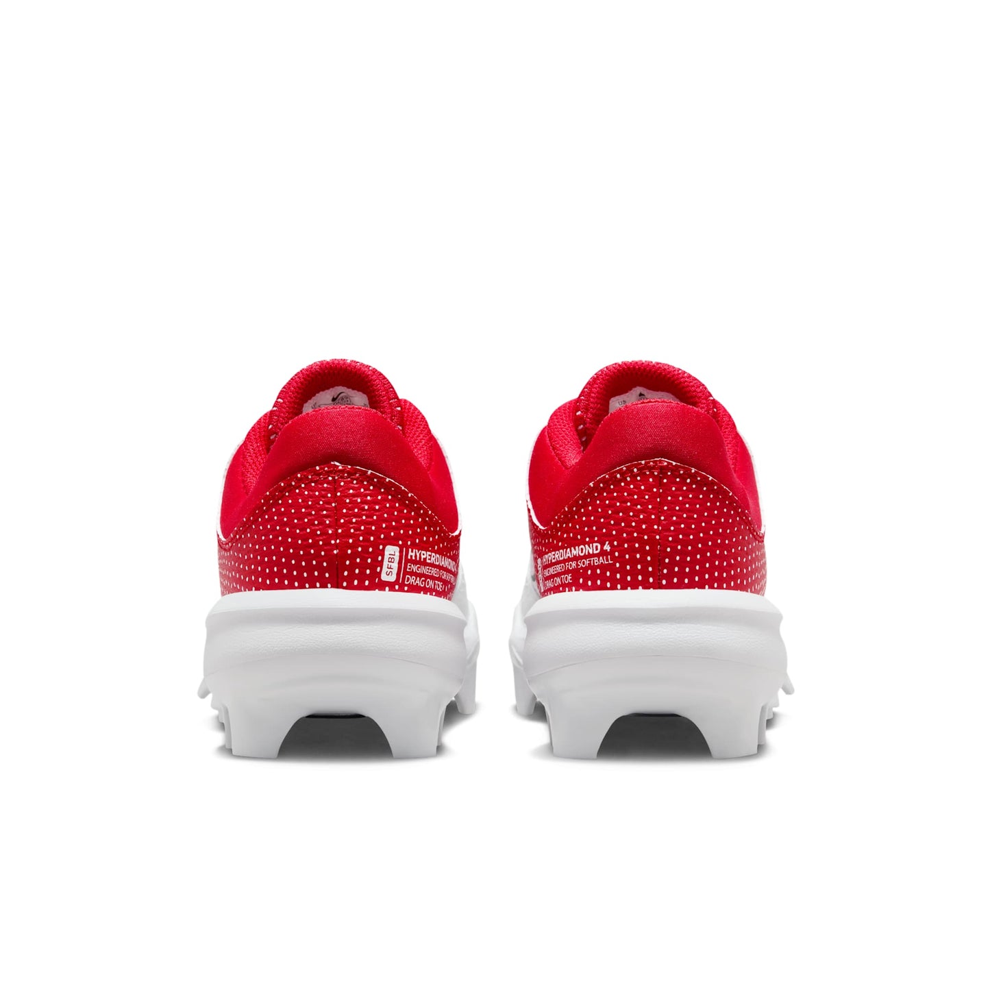 Nike Women's Hyperdiamond 4 Pro Mcs 'University Red White' Shoes