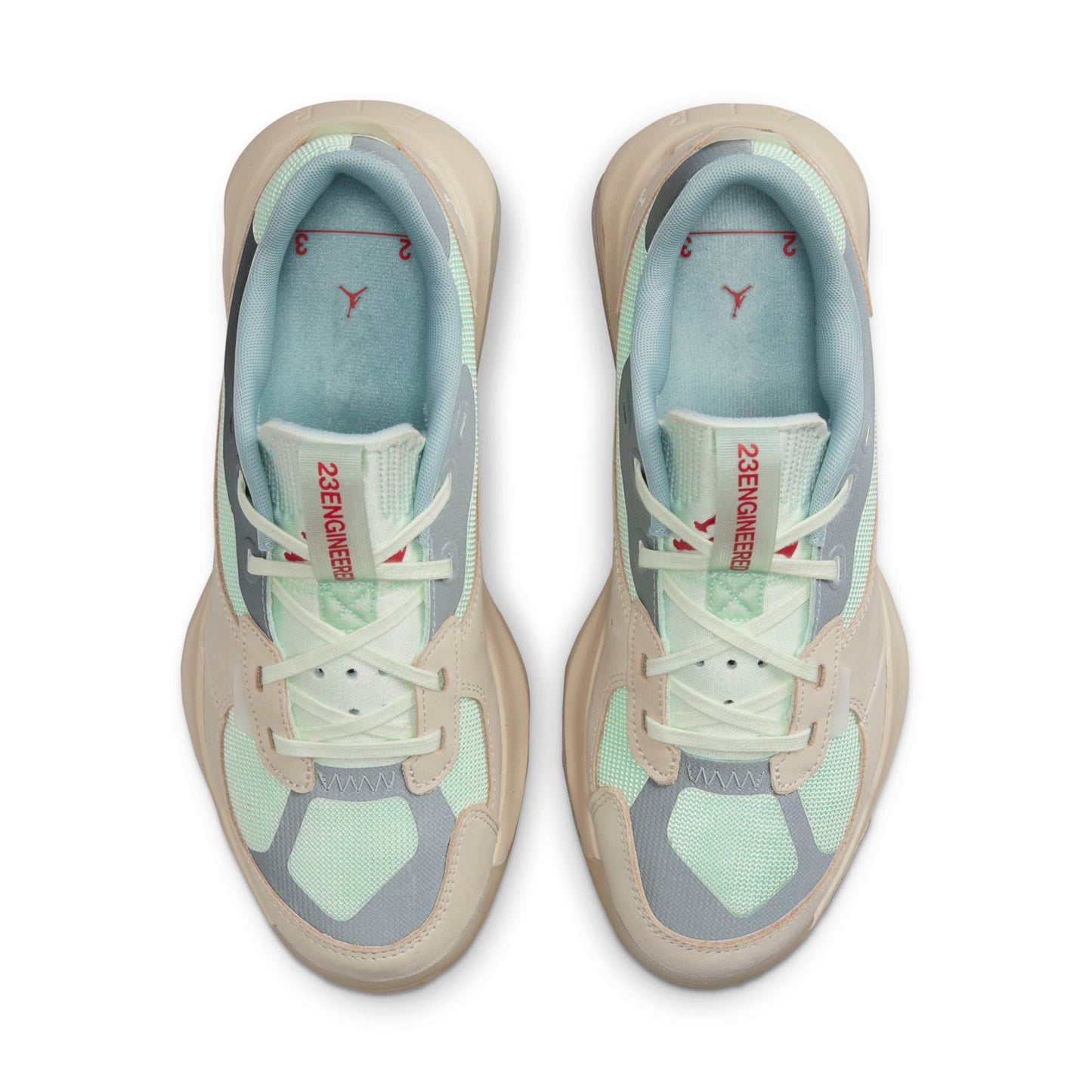 Light Orewood Brown/Barely Green/Metallic Silver/University Red-