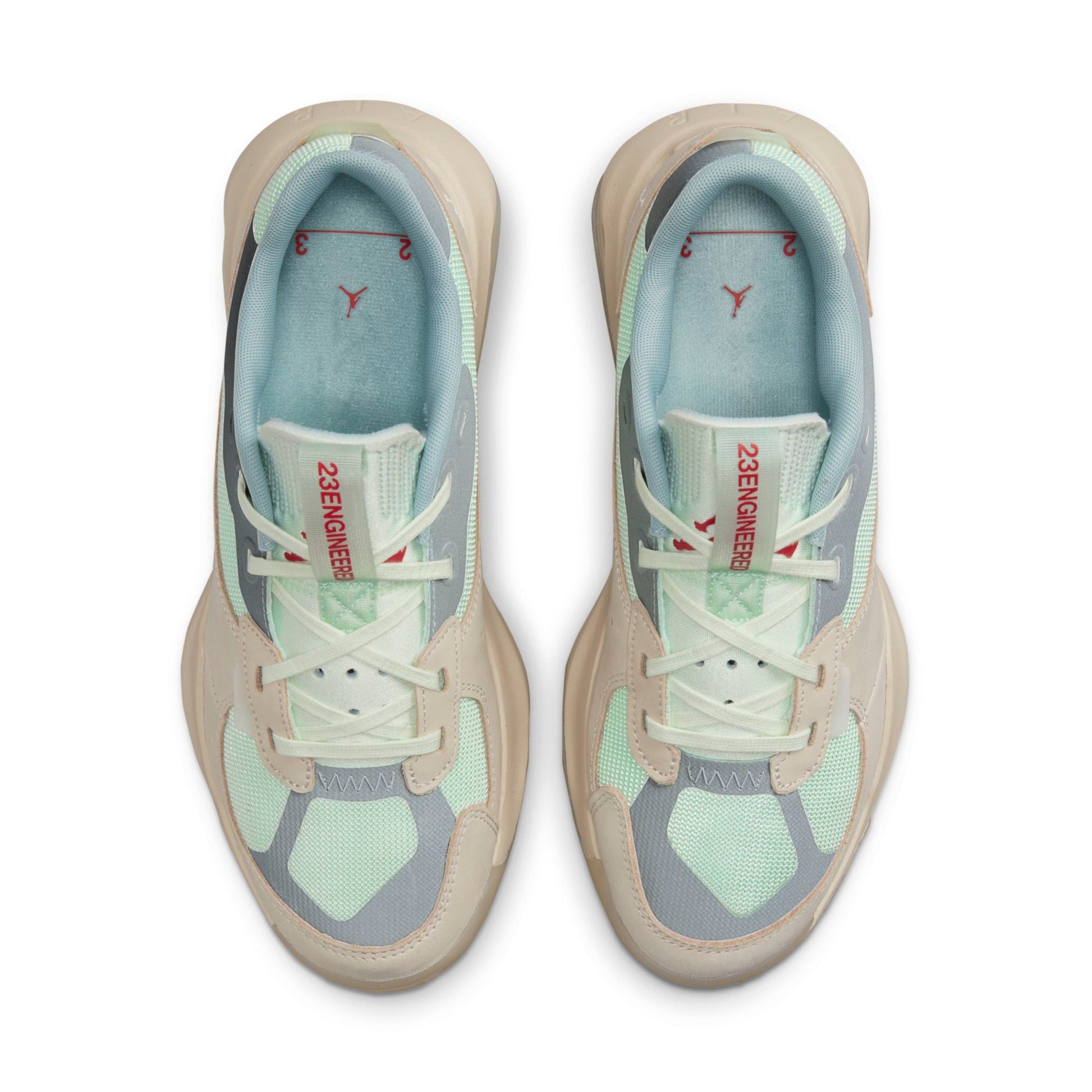 Light Orewood Brown/Barely Green/Metallic Silver/University Red-