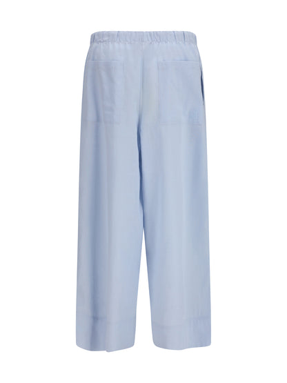 Palazzo Pants Cotton-Linen Sky