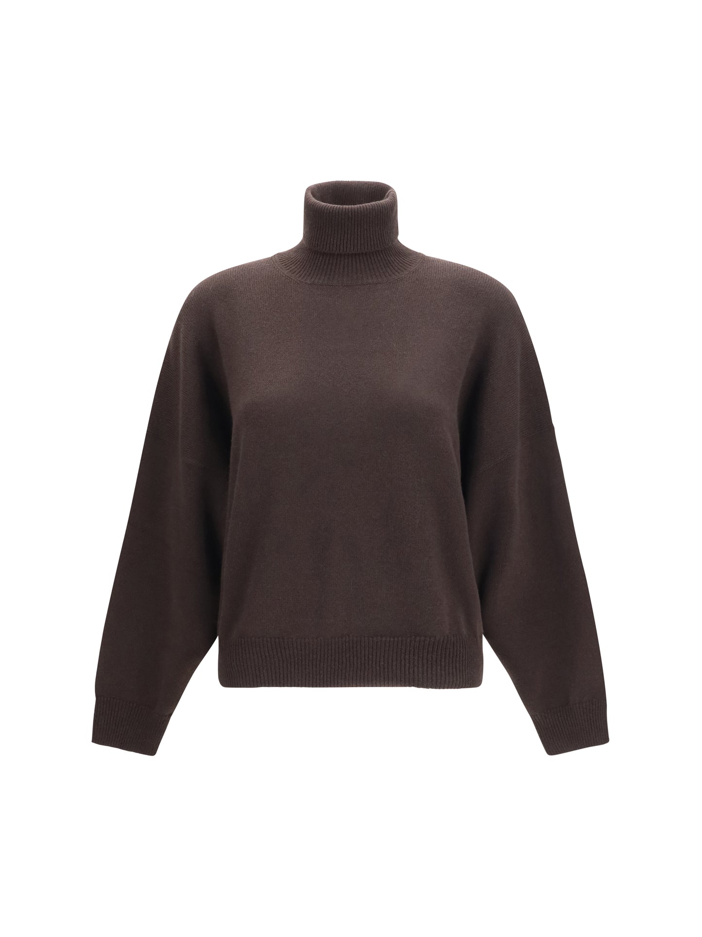Cashmere Turtleneck Sweater — Coffee