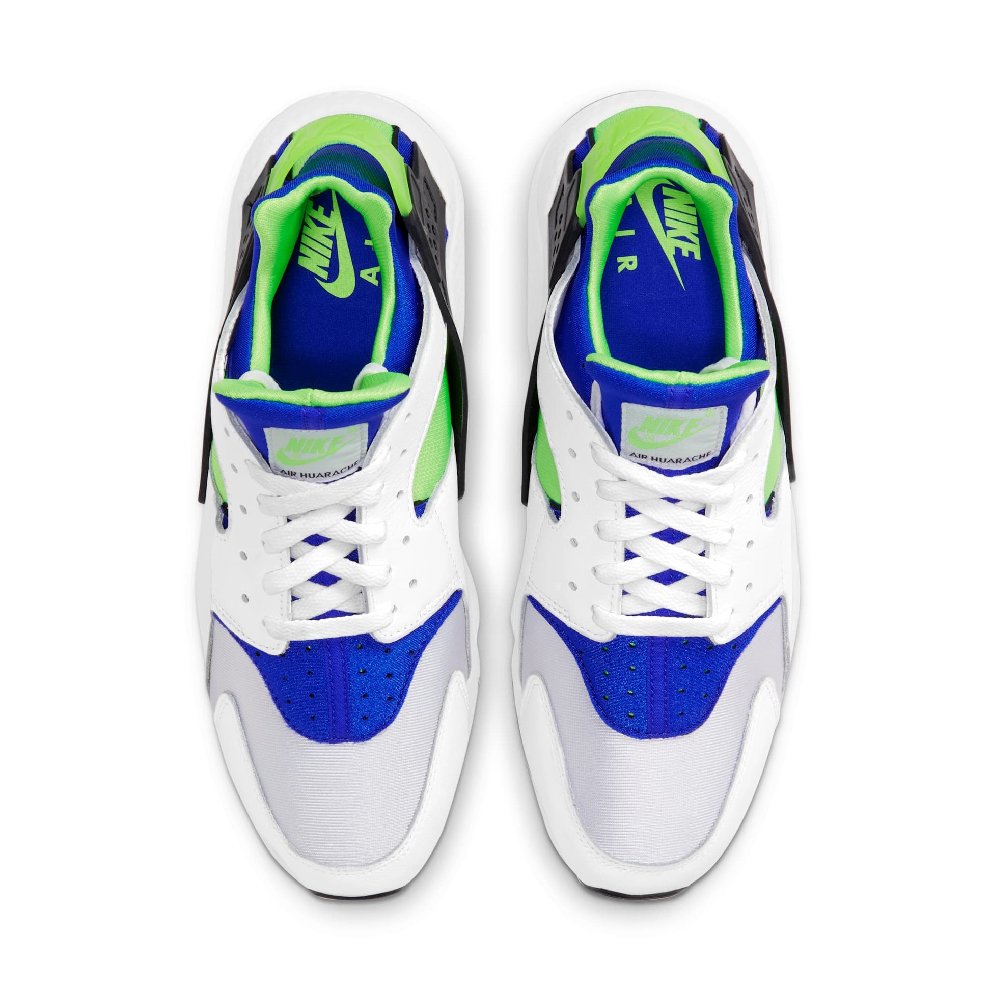 White/Scream Green-Royal Blue-Black-