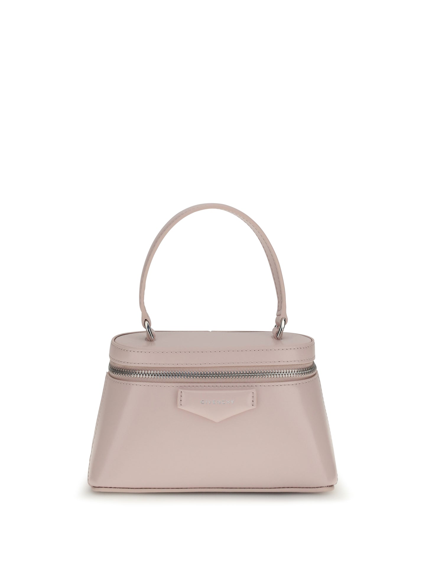 Leather Handbag Antigona Baby Pink