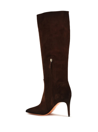 Boots Pointed High Brown