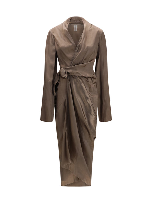 Dress Asymmetric Wrap Cupro