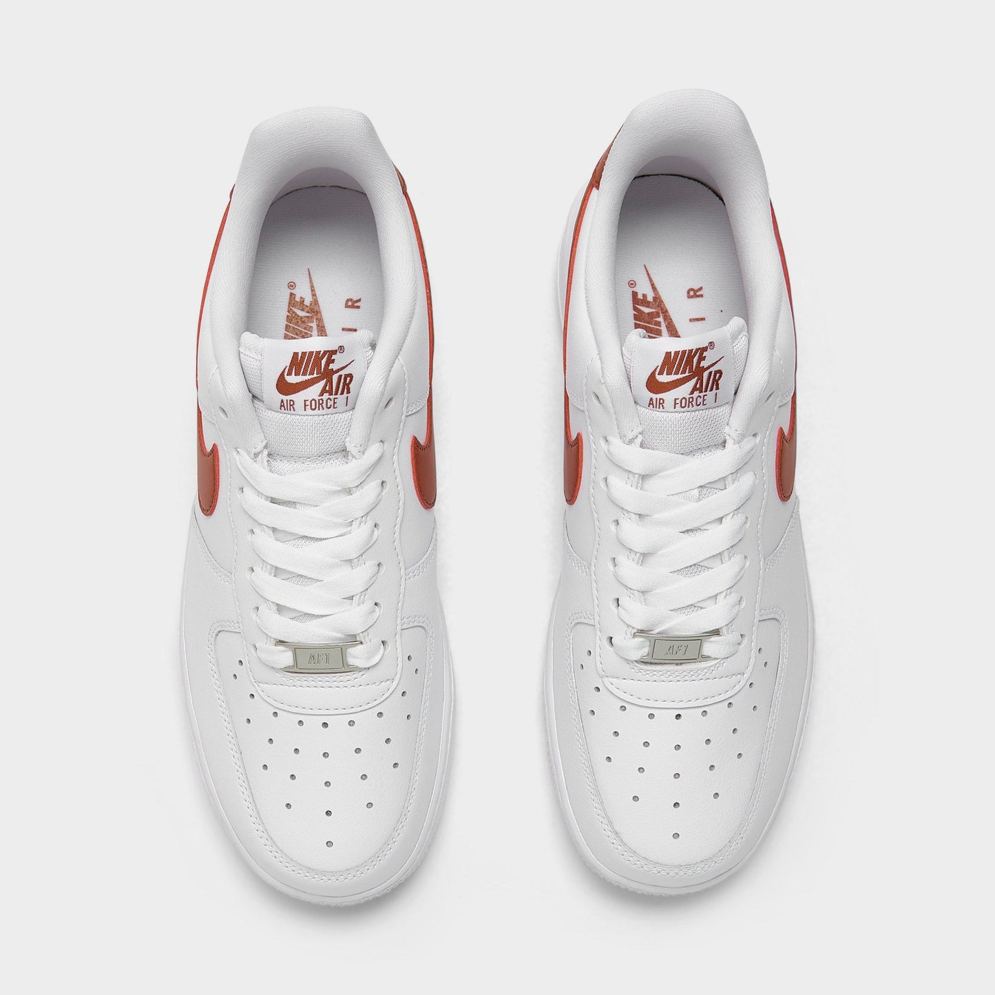 Nike Women's Air Force 1 Low '07 'White Rugged Orange' - DD8959-115