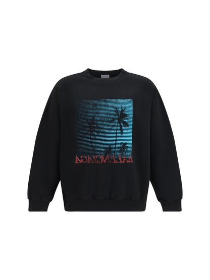 Sweatshirt Cotton Black