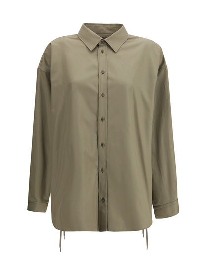 Lace-Up Shirt Sand Beige