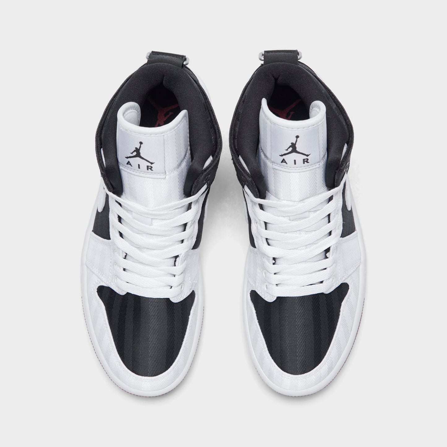 Women's Air Jordan Retro 1 Mid Se Utility 'Canvas White Black Gym Red'