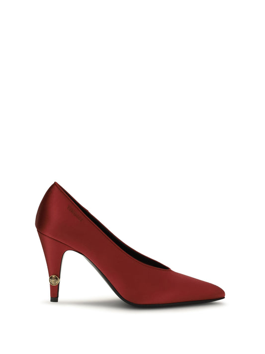 Pumps Gianni Satin Red