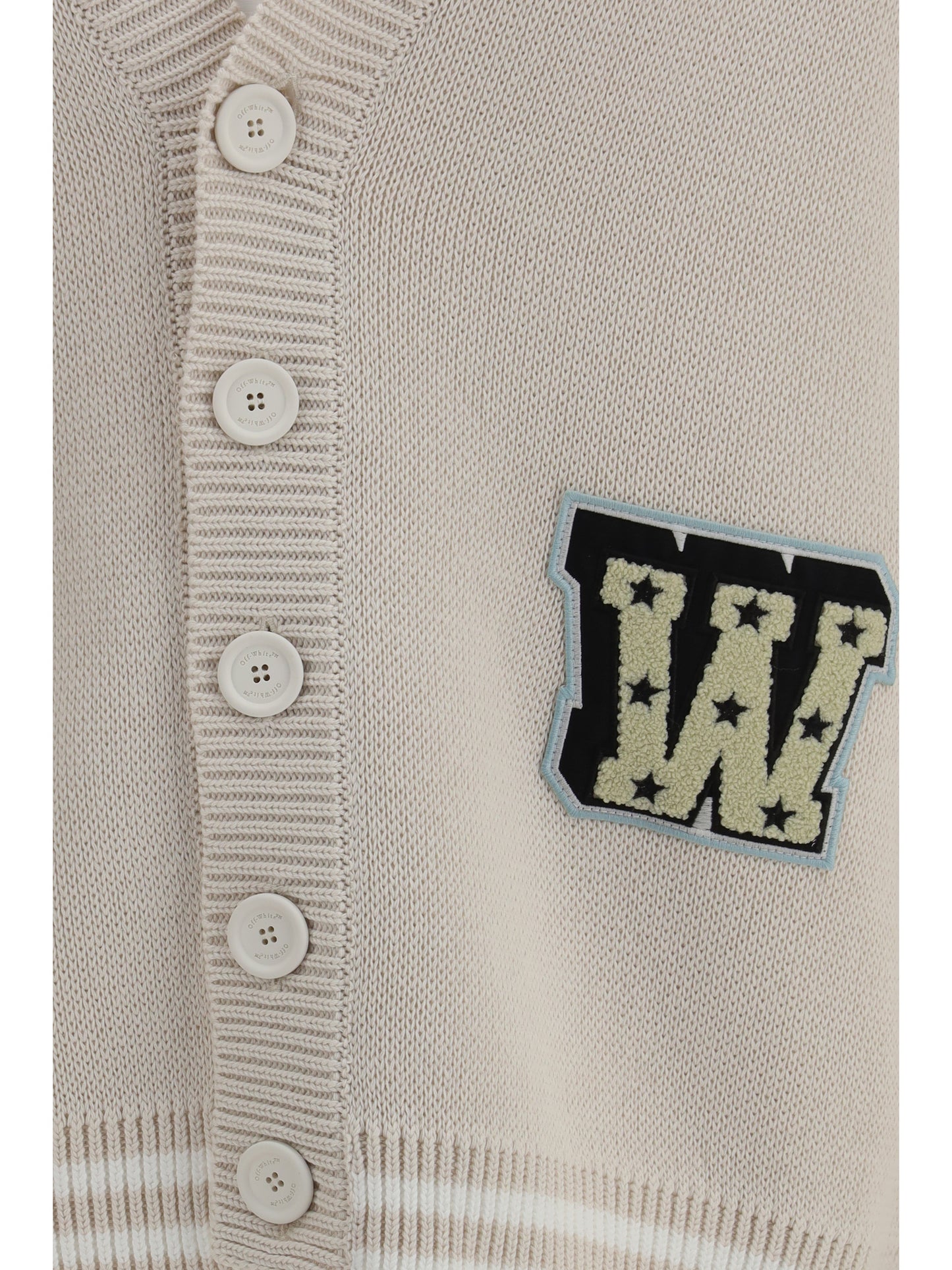 Cardigan Star Logo Diagonal Cream