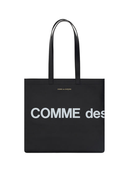 Calfskin Shoulder Shopping Bag