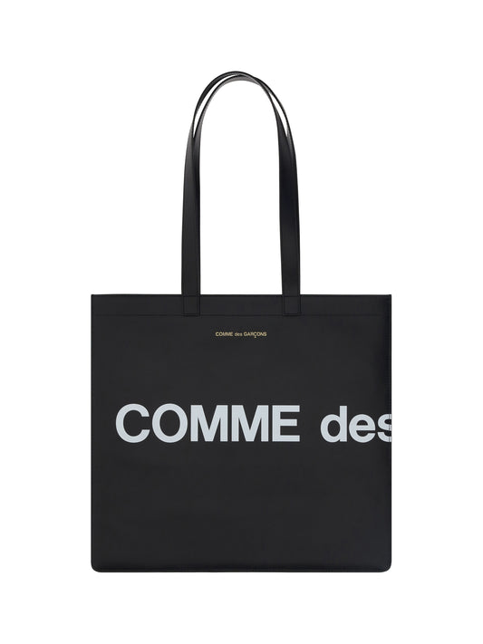 Calfskin Shoulder Shopping Bag