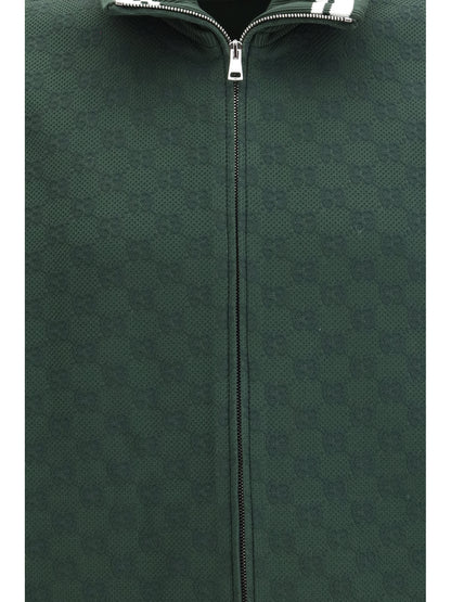 Jacket Technical Jersey Zip Deep Emerald