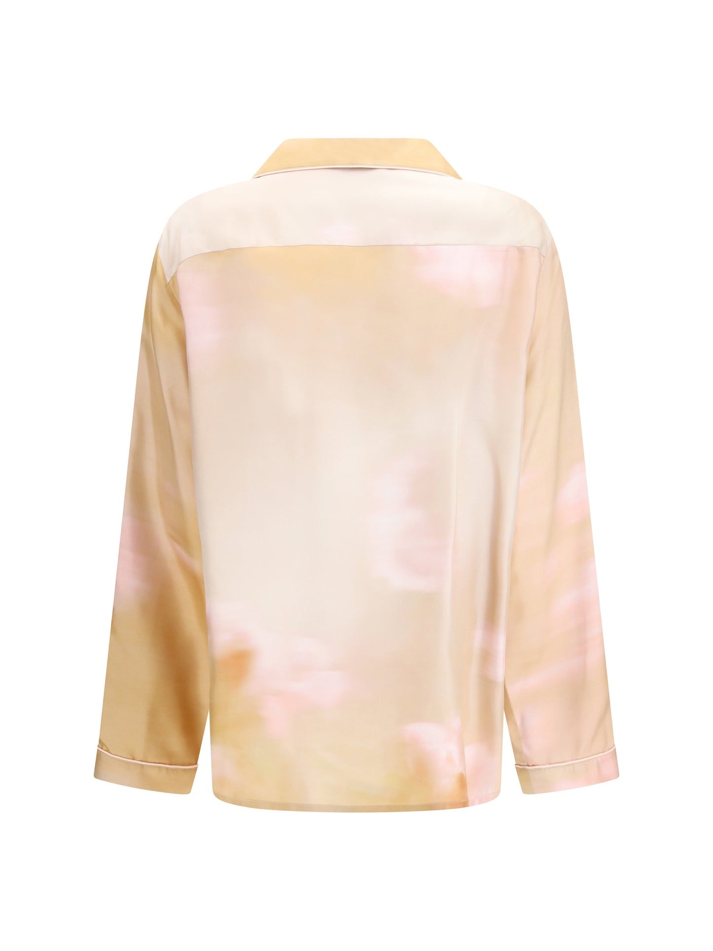 Printed Silk Shirt Memento/Rosae