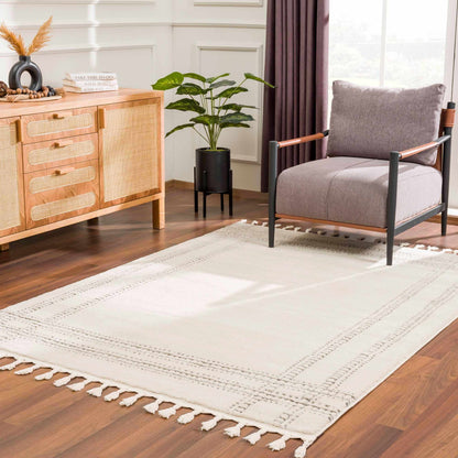 Ryuu Ivory & Gray Area Rug - Promo