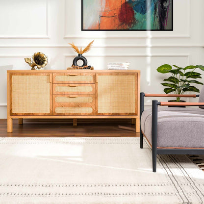 Ryuu Ivory & Gray Area Rug - Promo
