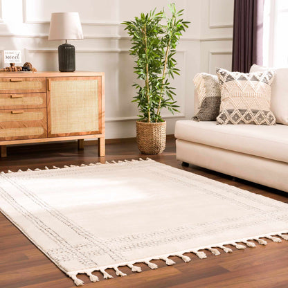 Ryuu Ivory & Gray Area Rug - Promo