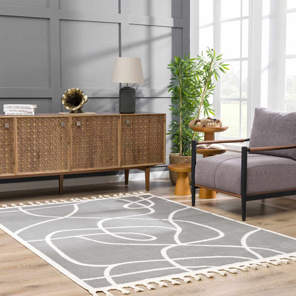 Azana Modern Gray Area Rug - Clearance