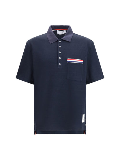 Short-Sleeve Polo Shirt Navy