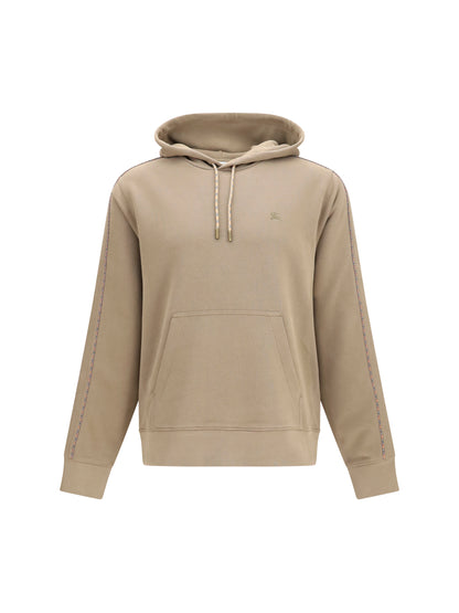 Hoodie Check Print Finch Brown