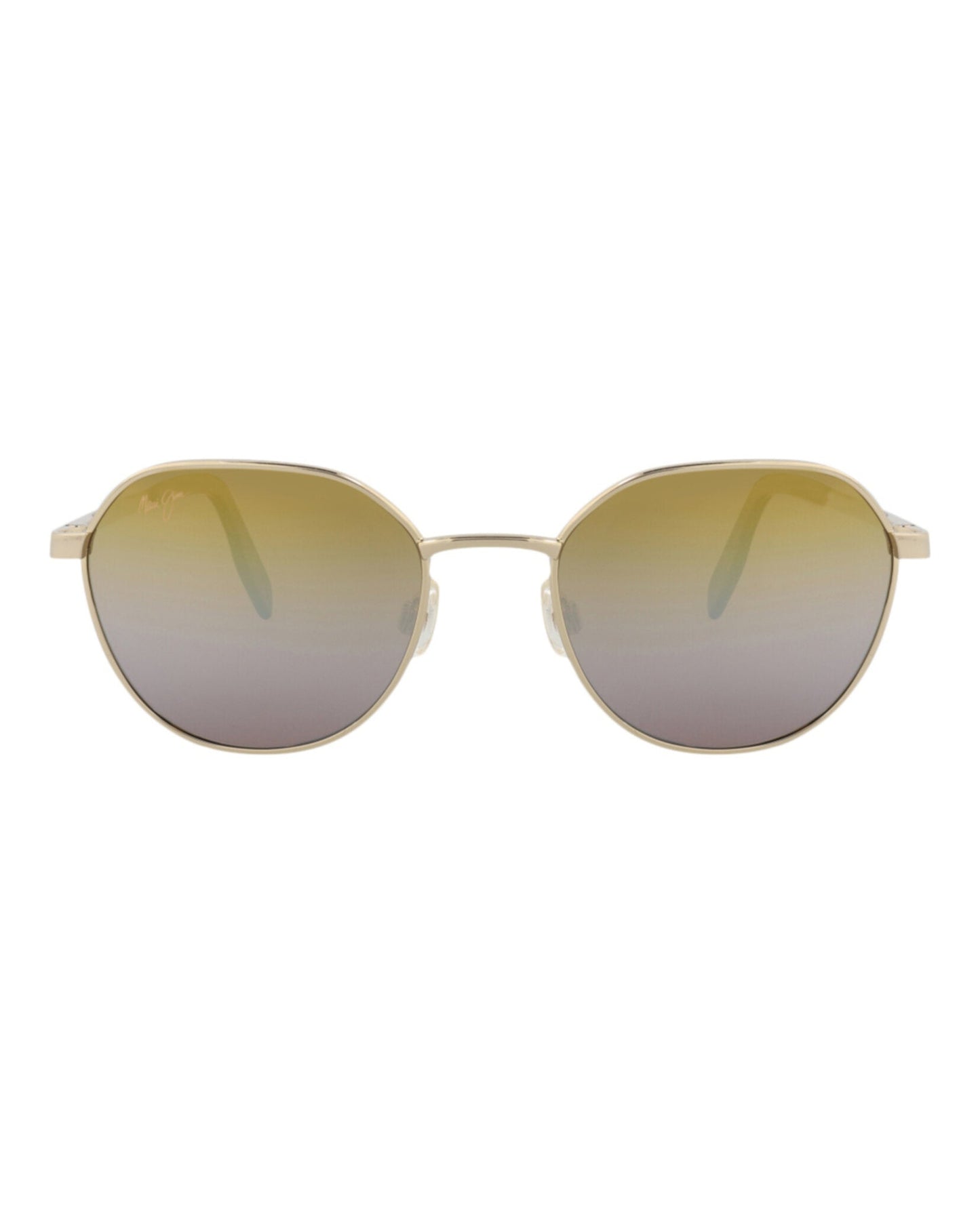 Maui Jim Round-Frame Monel Sunglasses