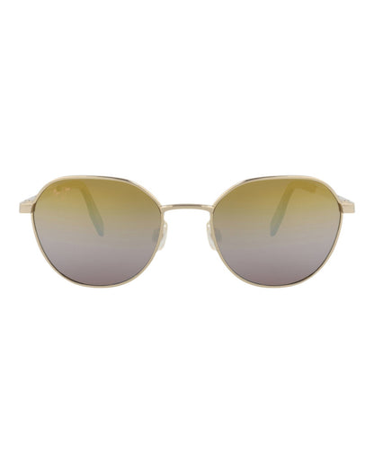 Maui Jim Round-Frame Monel Sunglasses