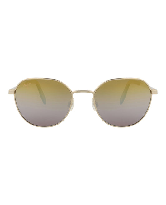 Maui Jim Round-Frame Monel Sunglasses