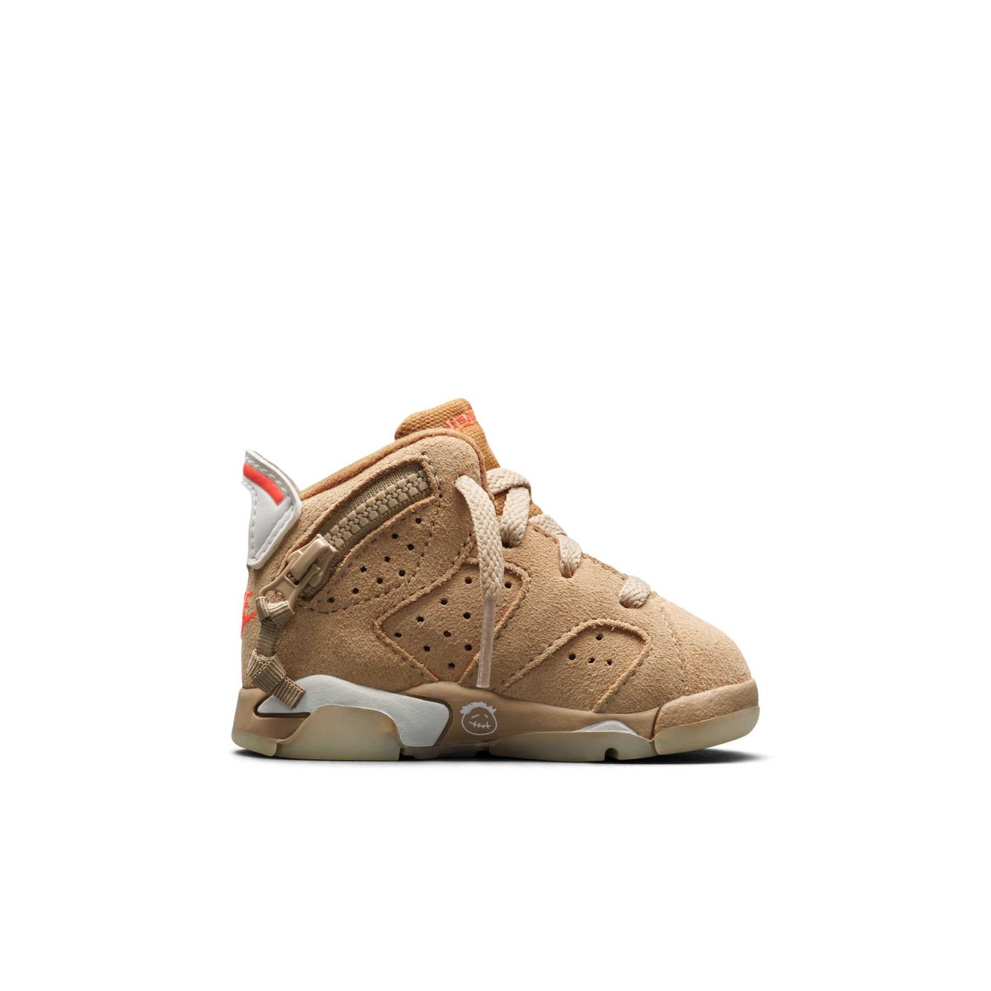 Toddlers Air Jordan Retro 6 'Travis Scott British Khaki' (Td)