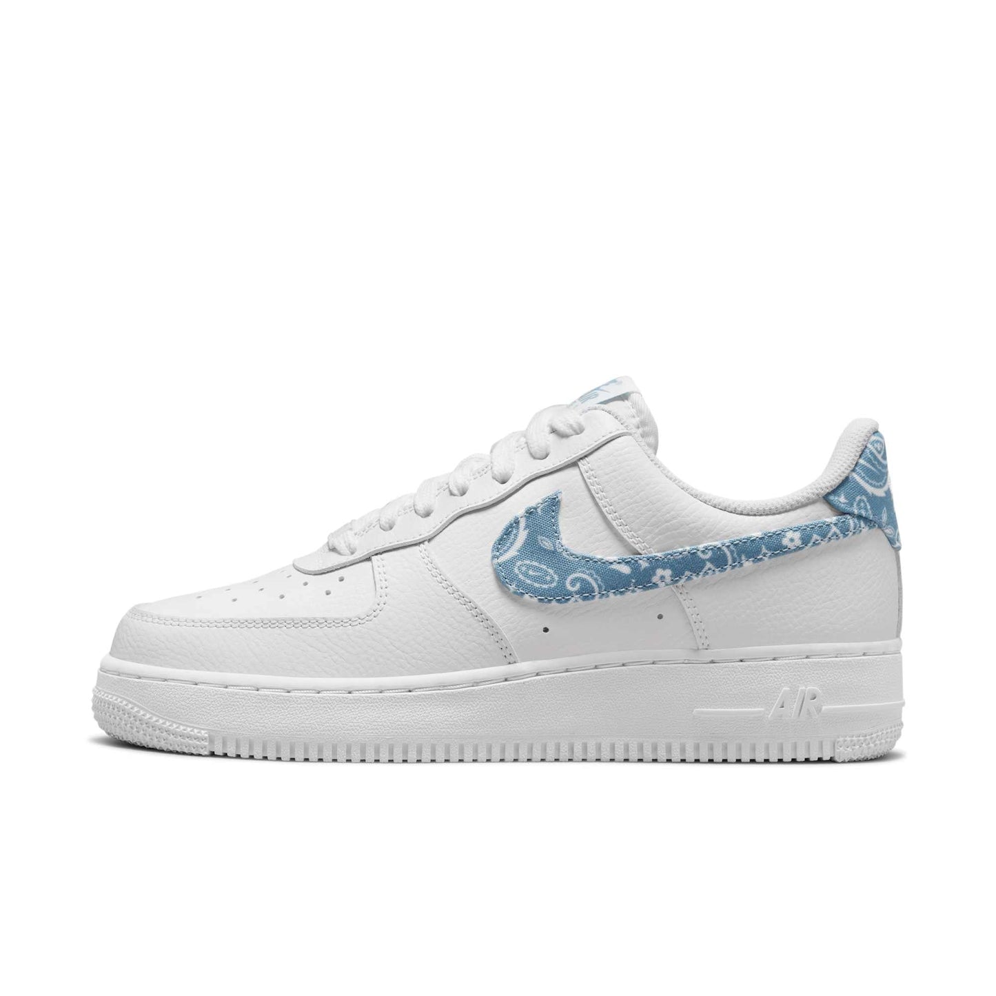 Nike Women's Air Force 1 Low '07 Essential 'White Worn Blue Paisley' Sneakers