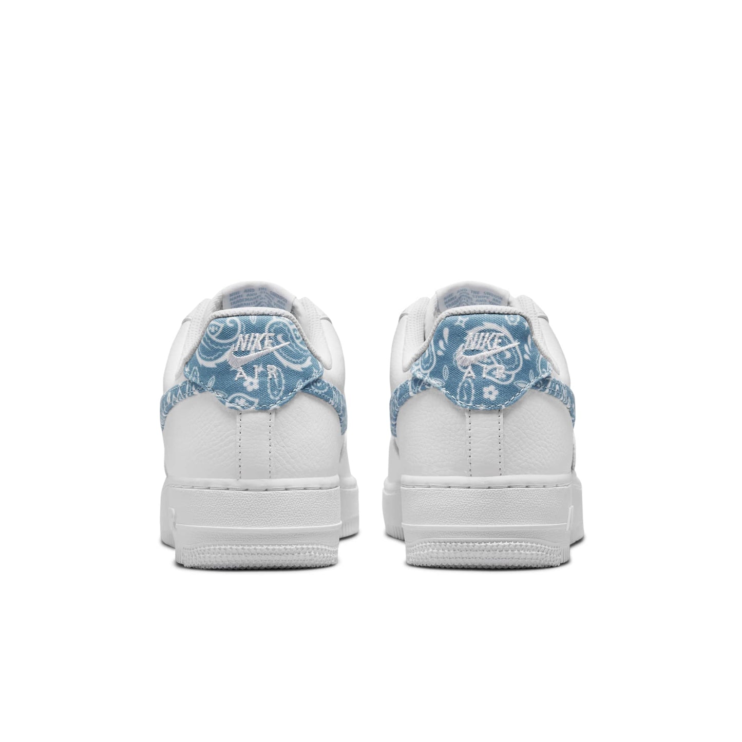 Nike Women's Air Force 1 Low '07 Essential 'White Worn Blue Paisley' Sneakers