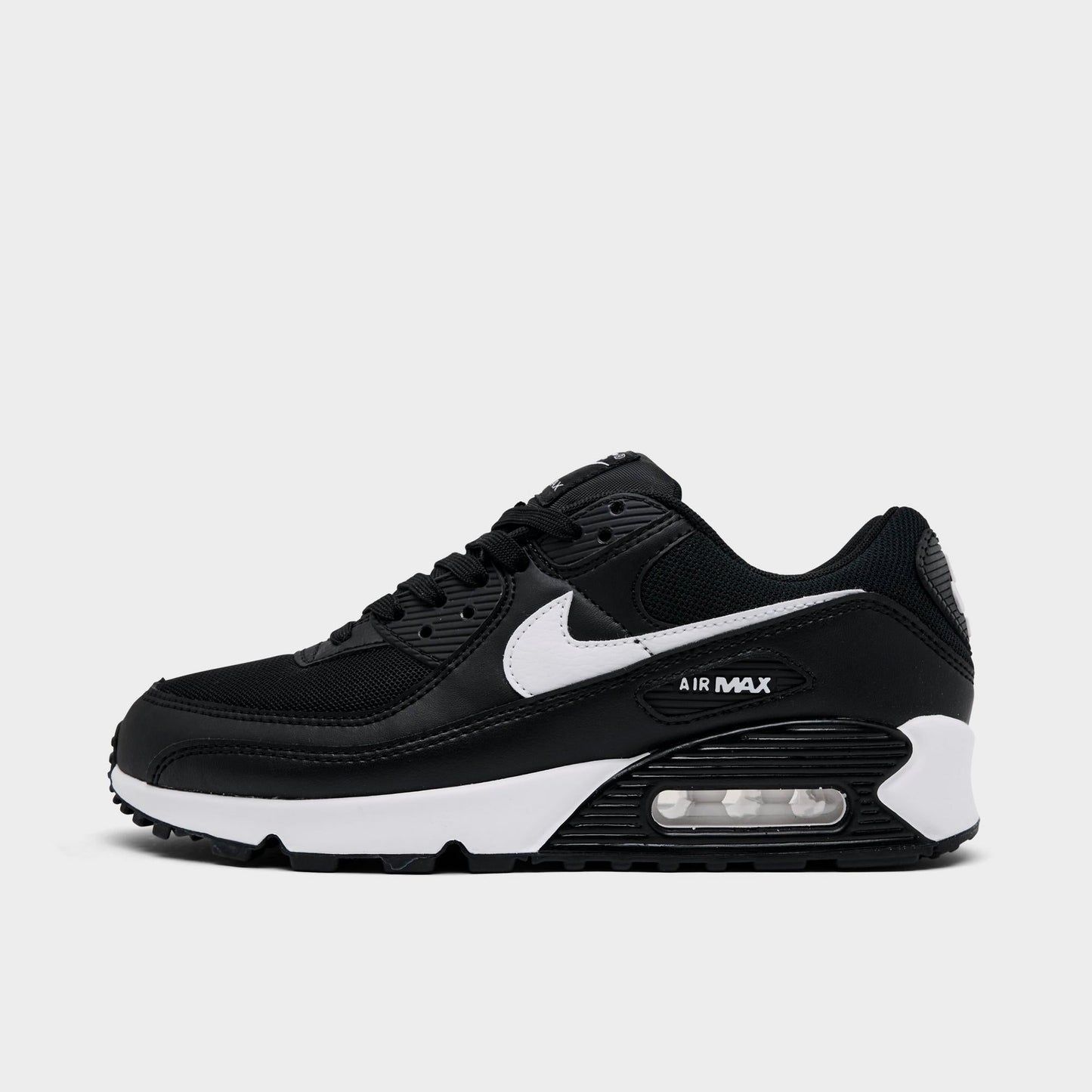[dh8010-002] Womens Nike Air Max 90 'black White'