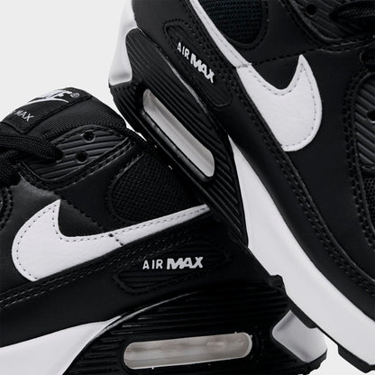 [dh8010-002] Womens Nike Air Max 90 'black White'