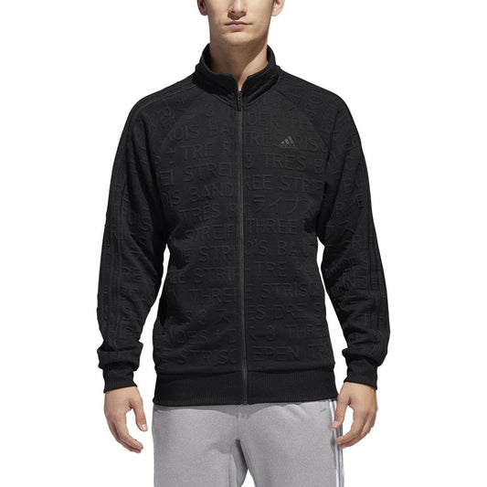 adidas Badge Of Sport 3-Stripe Cotton Fleece Pullover