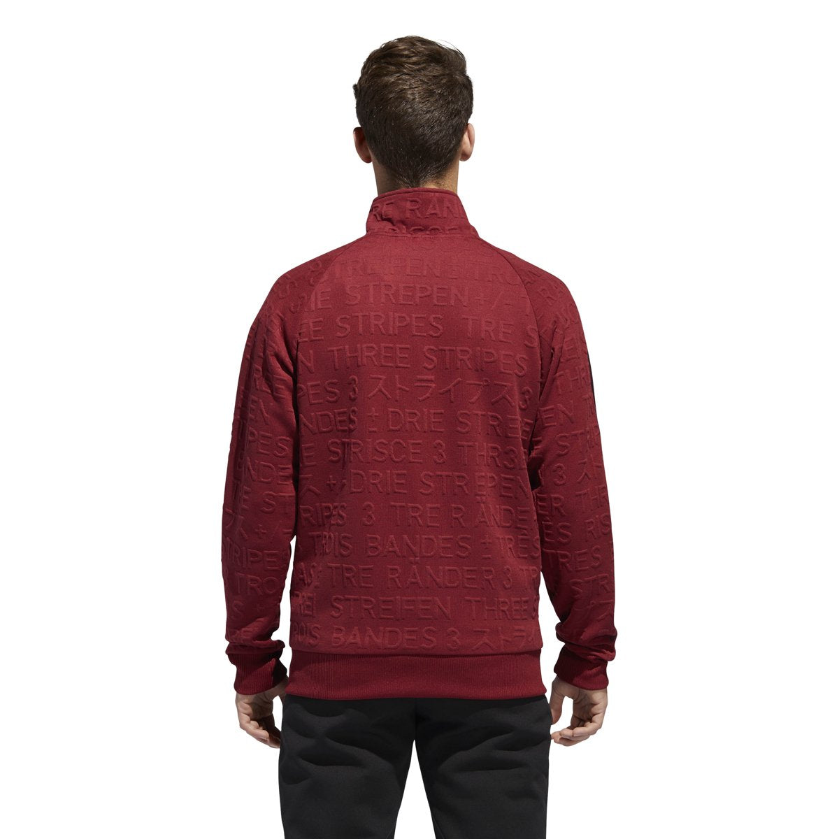 adidas Badge Of Sport 3-Stripe Cotton Fleece Pullover