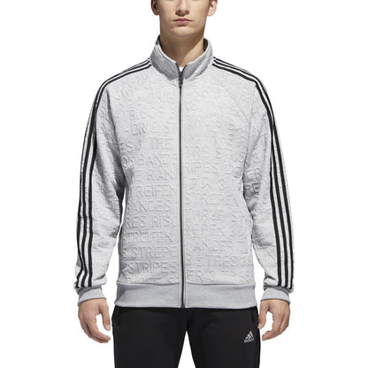 adidas Badge Of Sport 3-Stripe Cotton Fleece Pullover