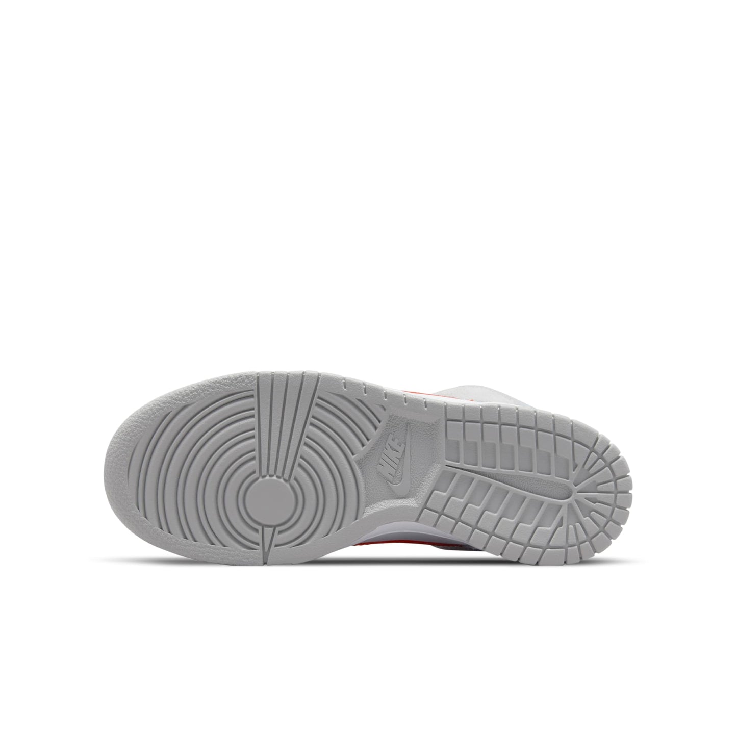 Nike Grade School Dunk High 'Athletic Club Grey Red Gs' Sneakers