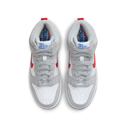 Nike Grade School Dunk High 'Athletic Club Grey Red Gs' Sneakers