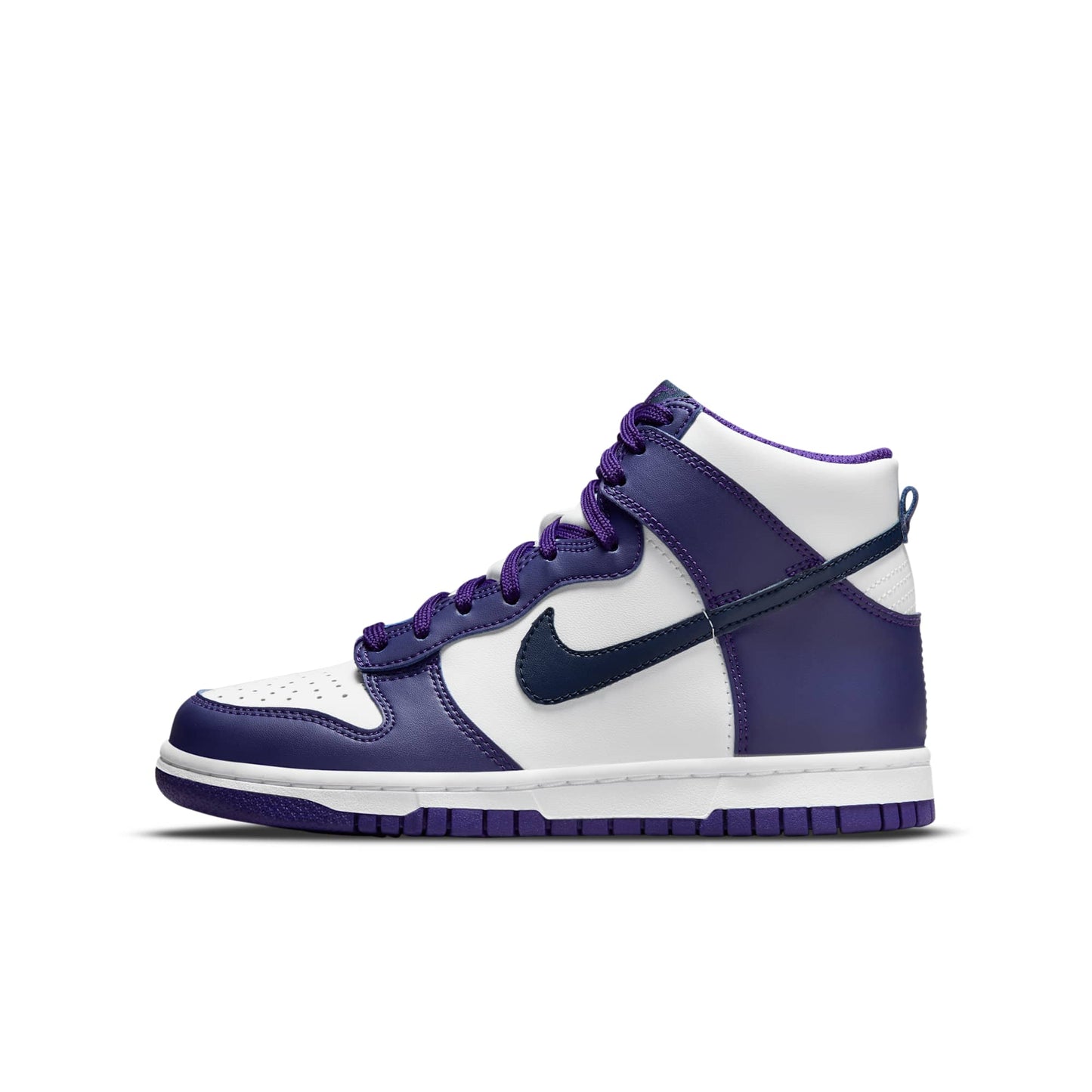 Nike Grade School Dunk High 'Electro Purple Midnight Navy Gs' Sneakers