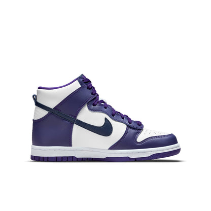 Nike Grade School Dunk High 'Electro Purple Midnight Navy Gs' Sneakers