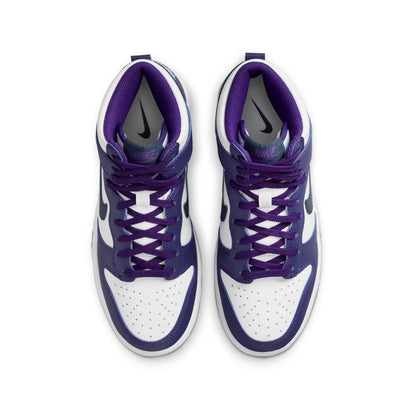 Nike Grade School Dunk High 'Electro Purple Midnight Navy Gs' Sneakers
