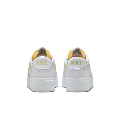 Nike Women's Blazer Low Platform 'White Life Lime' Sneakers