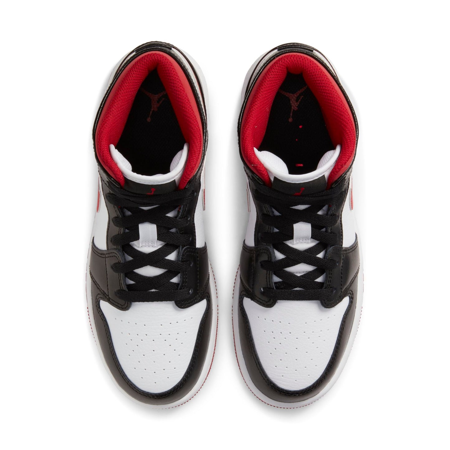 Grade School Air Jordan Retro 1 Mid (Gs) 'Gym Red Black White'