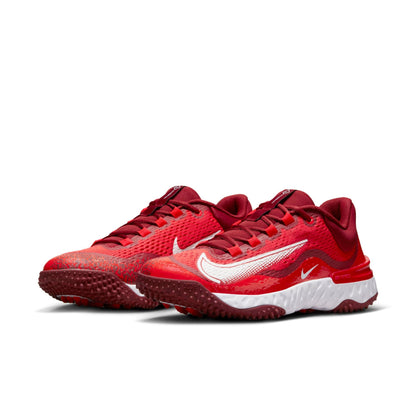 Nike Men's Alpha Huarache Elite 4 Low 'University Red' Shoes