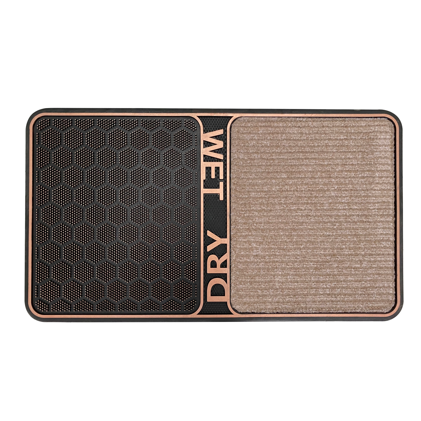 Wet & Dry Shoe Cleaning 18 in. x 32 in. Rectangular Door Mat