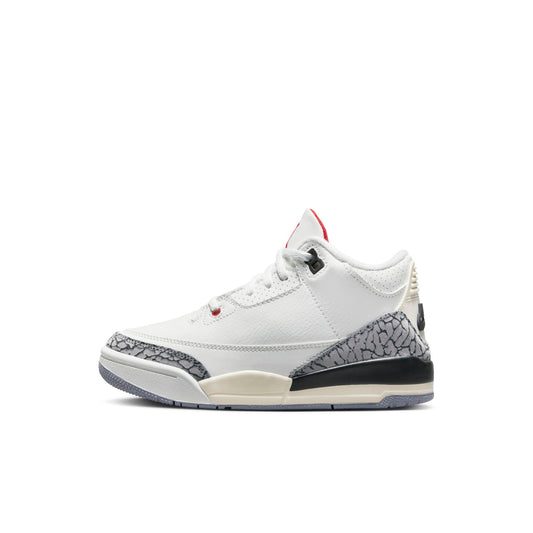 Preschool Air Jordan Retro 3 'White Cement Reimagined' (Ps)