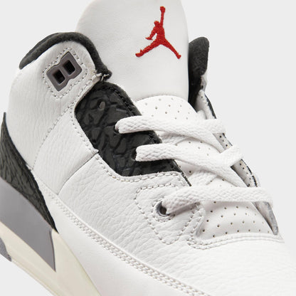[dm0966-106] Preschool Air Jordan Retro 3 'cement Grey (ps)'